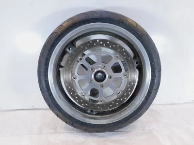 Llanta delantera gris y rotor de freno Suzuki GSX-R600 GSXR750 GSX-R750 1996-1999 Foto 1 de 4