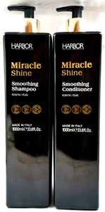Champú y acondicionador suavizante Miracle Shine con queratina y perla 1000 ml cada uno - Imagen 1 de 3