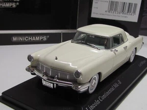 MINICHAMPS - 1956 LINCOLN CONTINENTAL MKII - WHITE - 1/43 SCALE MODEL CAR - Picture 1 of 8
