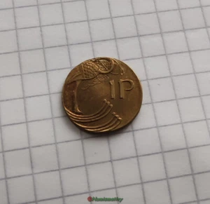 fauté : mauvais flan 1 penny Irlande erreur error - Picture 1 of 14
