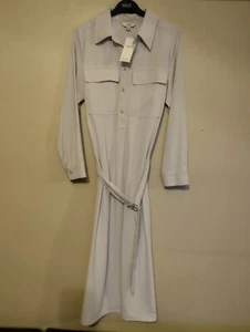 Marks And Spencer Ladies Belted Shirt Dress,Size 14R - Picture 1 of 9