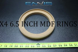 4 MDF SPEAKER RING SPACER 6.5 INCH WOOD 3/4 THICK FIBERGLASS BOX RING-6.5GR - Picture 1 of 5