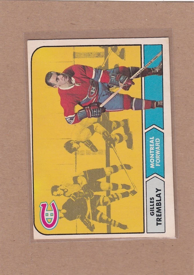 1968-69 O PEE CHEE HOCKEY GILLES TREMBLAY #66 CANADIENS VG/VGEX *A15871 - Image 1 of 1