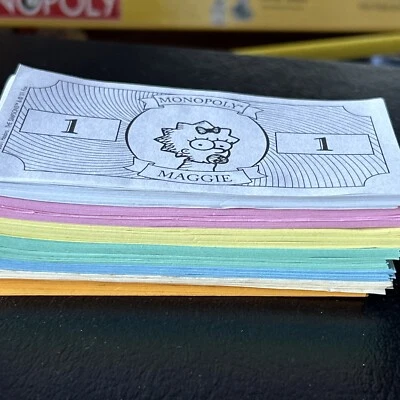 Monopoly Los Simpson Play Money Pack 2001 Piezas Bonito Foto 1 de 4