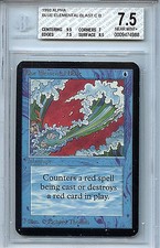 MTG Alpha Blue Elemental Blast BGS 7.5 NM+ Magic the Gathering WOTC 4988