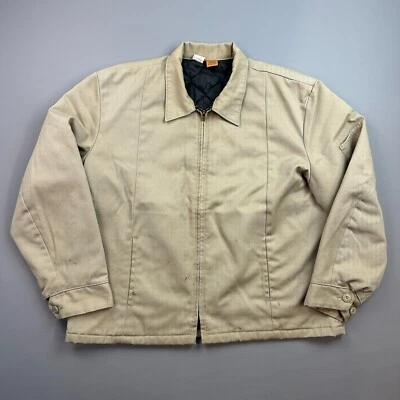 Chaqueta de Colección Wrangler Big Ben Para Hombres XL Caqui Edredón Forrado Ropa de Trabajo Hecha en EE. UU. Años 70 Foto 1 de 4