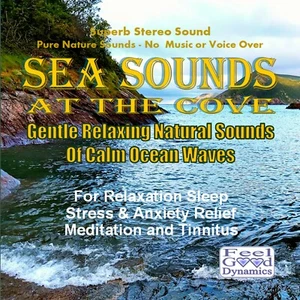 Sea Sounds At The Cove CD - Gentle Relaxing Sounds Of Calm Ocean Waves - Picture 1 of 1