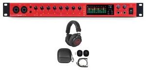 Focusrite Clarett+ 8Pre USB-C JFET/ADAT Audio Recording Interface+Headphones - Picture 1 of 12