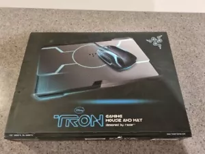 RARE COLLECTABLE DISNEY RAZER TRON LEGACY GAMING MOUSE AND MAT - Bild 1 von 8