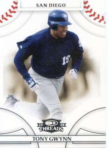 2008 DONRUSS THREADS TONY GWYNN PADRES #40