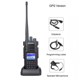 Ailunce HD1 GPS Ham Radio IP67 3200mAh Walkie Talkie &Mic+Earpiece+USB - Zdjęcie 1 z 12