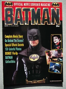 1989 Topps Batman Movie Souvenir Mag. (Never Read, MINT) - Picture 1 of 1