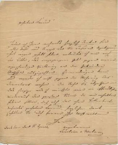 WEBER, Caroline von.: Autograph Letter Signed to Maurice Schlesinger COMPOSER - Picture 1 of 2
