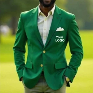 Mens Masters Golf Tournament Green Blazer Coat Jacket-Tiger Woods Golf Coat - Picture 1 of 3