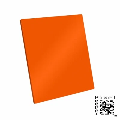 Pixel Peeper 100 mm orange Filter. Lee & Cokin kompatibel. 4 Zoll 100 mm x 143 mm