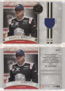2012 Press Pass Fanfare Magnificent Materials Gold /50 Joe Nemechek #MM-JN