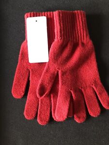 Ladies 100% 4 ply cashmere gloves