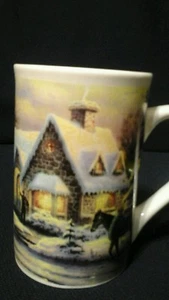 Mug Thomas Kinkade MEMORIES OF CHRISTMAS 2001 Large 14oz Coffee Mug - Picture 1 of 5