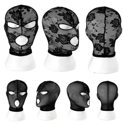 Face Mask Sexy Lace Mask Half Face Cover Cosplay Accessories Headgear Blindfold - Image 1 of 4
