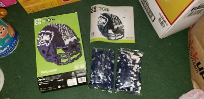 Seattle Seahawks NFL 3D Casco Conjunto de Construcción FOCO Brxlz 1630 Piezas - Nuevo Foto 1 de 4
