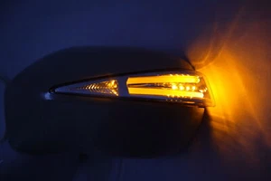NEW Manual Folding Mirrors Led Turning Light for HONDA CIVIC 2006 ~2011 8th Gen - Picture 1 of 7