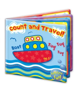 Bath Book Baby Waterproof Floating Educational & Fun Bath Toy "First Steps" - Picture 1 of 1