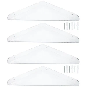 Delicate Stylish Punch-free Corner Racks Bathroom Home Storage Wall - Picture 1 of 12