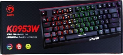 Marvo Scorpion KG953WUK 80% TKL Wireless Mechanical Gaming Keyboard Red Switches - Image 1 of 4
