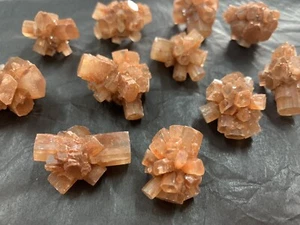 X2 Aragonit Sputnik Cluster Kristalle Mineral Wurzel Chakra Heilung UK - Bild 1 von 5