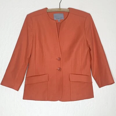 Chaqueta Blazer Classiques Entier Naranja Mujer Talla 10 Foto 1 de 4