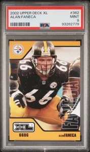 2002 Oberdeck XL Alan Faneca Rookie Karte #362 PSA 9 Pittsburgh Steelers - Bild 1 von 2