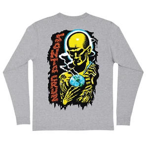Santa Cruz Skateboard Longsleeve Shirt Kendall Atomic Athletic Heather - Picture 1 of 2