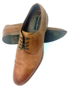 Aston Grey Collection "Collen" Brown Leather Lace Up Plain Toe Oxford Size 13 - Picture 1 of 9
