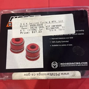 0926-2815 MOOSE RACING ALL BALLS VALVE SEAL KIT CRF450R 4pcs - Picture 1 of 3