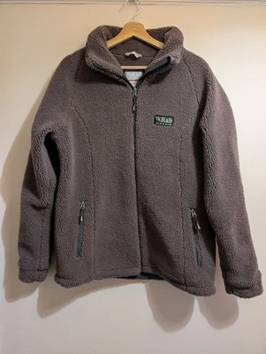 Rab Double Pile Fleece Women’s Size 14 Purple Jacket Full Zip  - Image 1 of 4