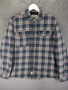 Boston Traders Leñador Franela Camisa Chaqueta Talla Grande Sherpa Forrada Cuadros EE. UU. - Imagen 1 de 14