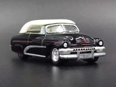 1951 51 MERC MERCURY Cabriolet Nero Raro Modello Diecast Diorama In Scala 1:64 - Immagine 1 di 4