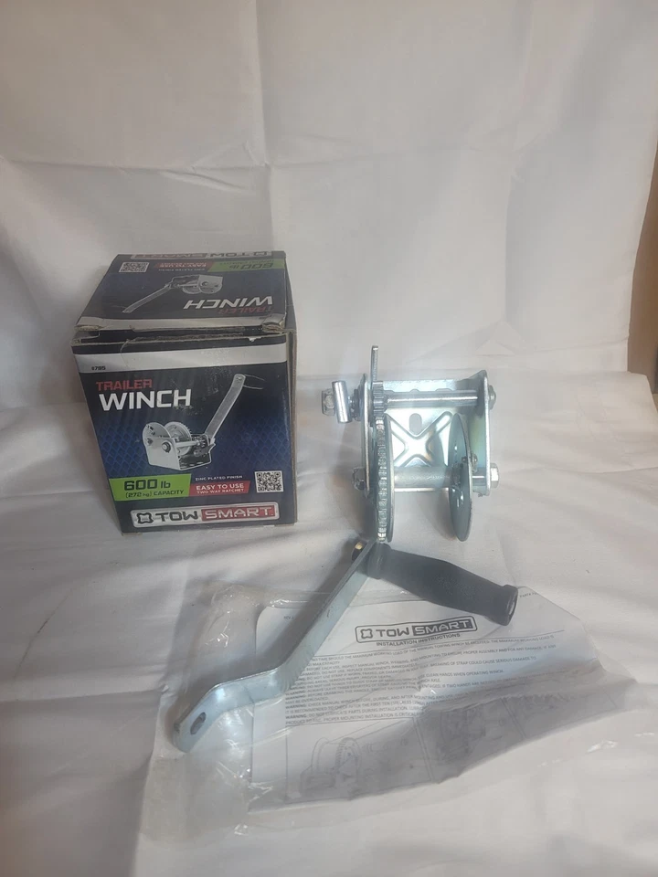 Tow Smart Trailor Winch 600lb Capacity Easy To Use. New Original Box #795 Foto 1 de 4