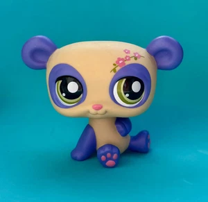 Authentischer Littlest Pet Shop lila Jumbo großer Deko PANDA Bär 5 Zoll - Bild 1 von 3