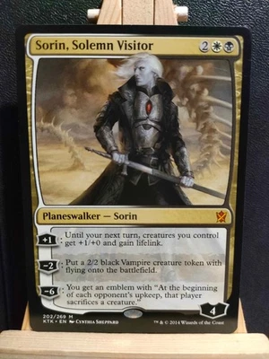 Sorin, Solemn Visitor - Khans of Tarkir - Mythic - NM to LP (see pics) MTG - Image 1 of 2