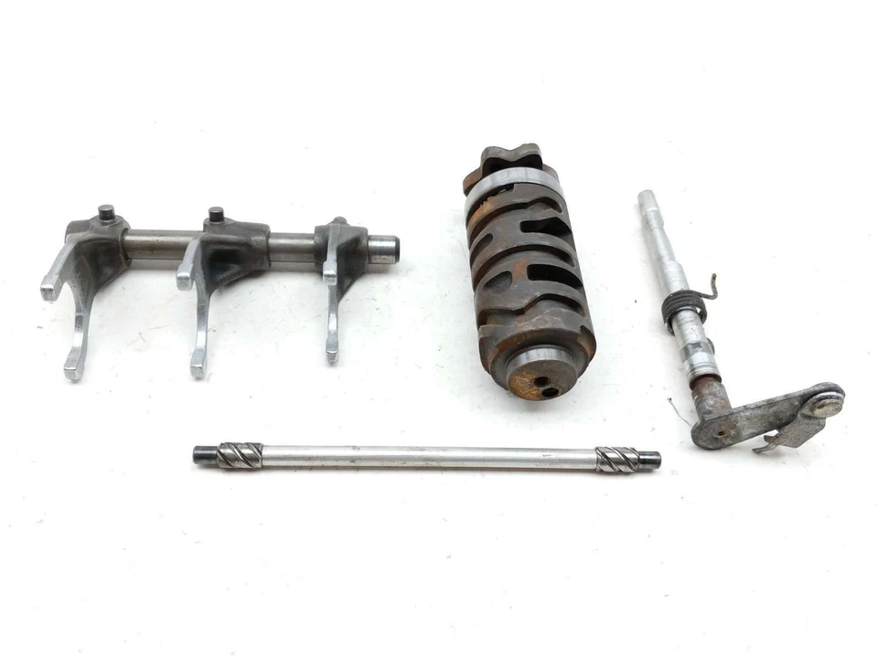 08-20 Yamaha WR250R Transmisión Cambio Horquillas Tambor con Eje de Cambio Foto 1 de 4