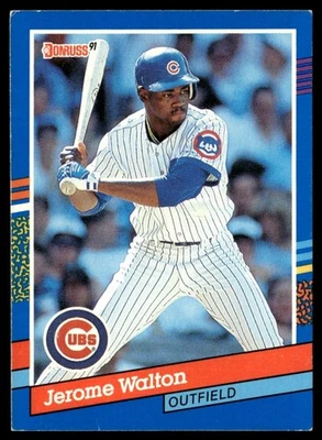 1991 Donruss Jerome Walton Chicago Cubs #72 - Image 1 of 2