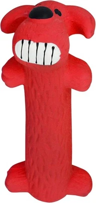 Loofa Dog Toy 6" Latex Assorted Colors for Small Dogs - Image 1 of 4