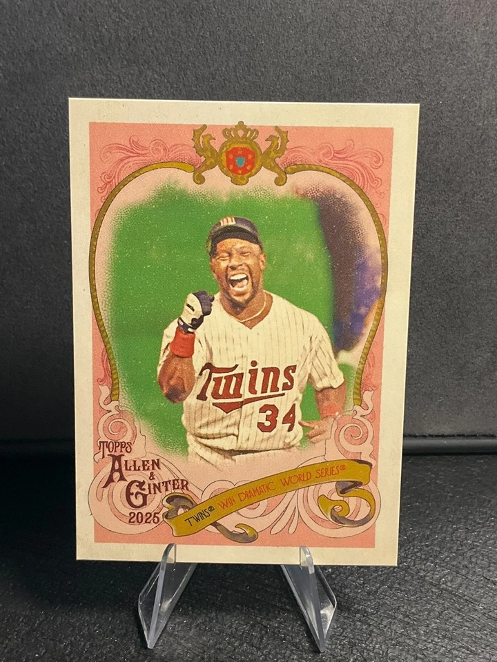 Topps Allen & Ginter Sweet Victory SV-25 2025 Kirby Puckett, Minnesota Twins Foto 1 de 1