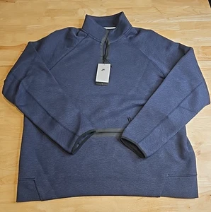 Nike Sportswear Tech Fleece FB7998-473 Sweatshirt Men Size 2XL Tall Blue 1/2 Zip - Picture 1 of 6