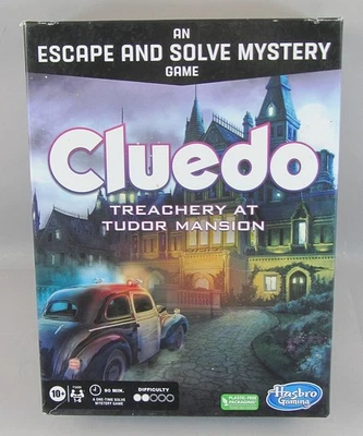 Hasbro Cluedo Game Treachery At The Mansion Escape And Solve Mystery New - Image 1 of 3