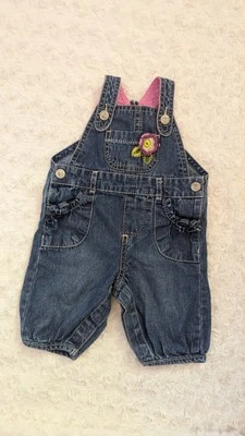 Genuine baby from Oshkosh overalls. Size 3M. In good use condition. Cute! - Image 1 of 4