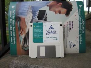 New in Package America Online AOL v2.0 Floppy Disk 3.5"