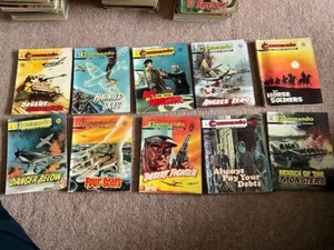 Ten off Commando Books - Picture 1 of 1