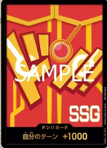 ONE PIECE CARD GAME Don!! Card Egghead SSG Limited Japan New - Picture 1 of 2